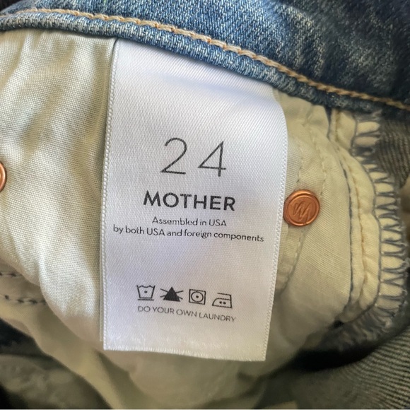 MOTHER High Rise Blue Jeans - Picture 7 of 10
